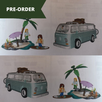 Volkswagen T2a Kombi brick model - COBI 24617 - 302 bricks car Cobi 