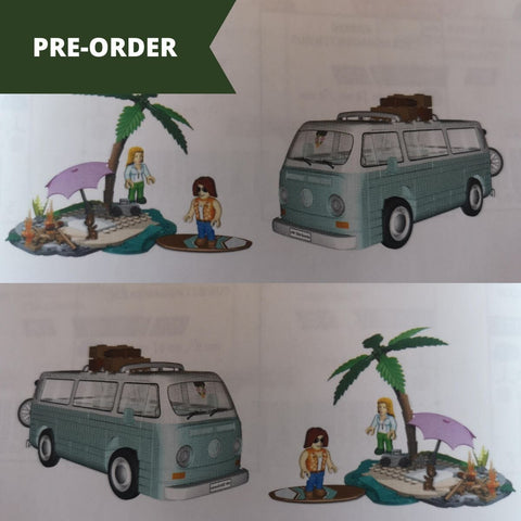Volkswagen T2a Kombi brick model - COBI 24617 - 302 bricks car Cobi 