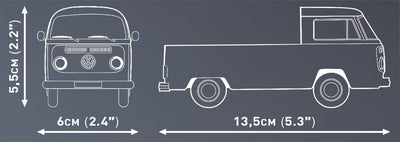 Volkswagen T2a Pritschenwagen brick model - COBI 24618 - 152 bricks car Cobi 