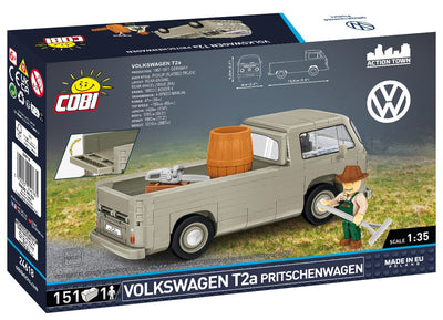 Volkswagen T2a Pritschenwagen brick model - COBI 24618 - 152 bricks car Cobi 