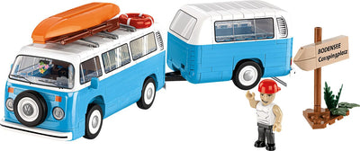 Volkswagen T2b Campingwagen brick model - COBI 24653 - 322 bricks car Cobi 