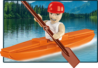 Volkswagen T2b Campingwagen brick model - COBI 24653 - 322 bricks car Cobi 