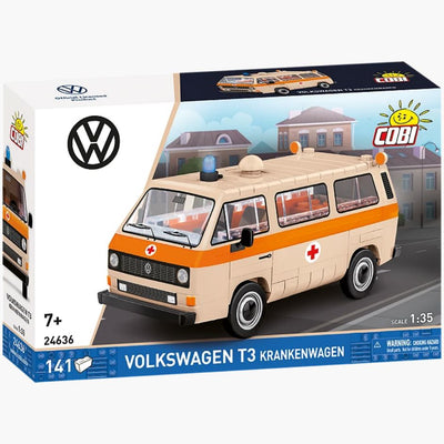 Volkswagen T3 Krankenwagen brick model - COBI 24636 - 146 bricks car Cobi 