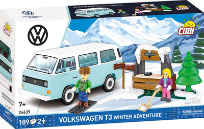 Volkswagen T3 Winter Adventure brick model - COBI 24639 - 189 bricks car Cobi 