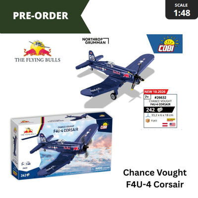 Vought F4U-4 Corsair Flying Bulls brick plane model - COBI 26632 - 242 bricks Planes Cobi 
