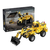 Wheel Loader & Wheel Bulldozer brick model kit - CaDA C65004W - 693 bricks Construction CADA 