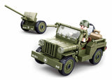 Willys Jeep brick model - Sluban M38-B0853 - 143 bricks Tank SLUBAN 