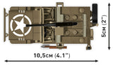 Willys MB 132 KL Jeep brick model - COBI 3133 - 132 bricks Other Military Cobi 