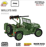 Willys MB brick model Jeep - COBI 2805 - 1207 brick Jeep model car Cobi 