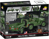 Willys MB - COBI 2804 - 1580 brick Jeep model - Executive Edition Other Military Cobi 