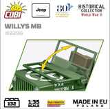 Willys MB & M2 Gun - COBI 2296 - 132 bricks Other Military Cobi 