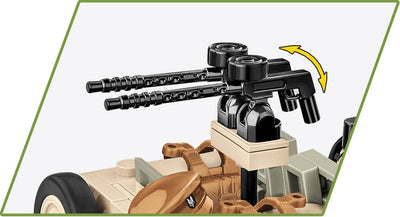 Willys MB SAS brick model - COBI 2298 - 180 bricks Other Military Cobi 