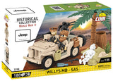 Willys MB SAS brick model - COBI 2298 - 180 bricks Other Military Cobi 