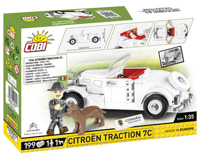 1934 Citroen Traction 7C - COBI 2264 - 199 bricks - BRICKTANKS
