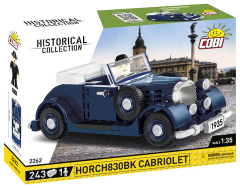 1935 Horch 830 Cabriolet - COBI 2262 - 243 Bricks - BRICKTANKS