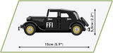 1938 Citroen Traction 11C - COBI 2266 - 237 Bricks - BRICKTANKS