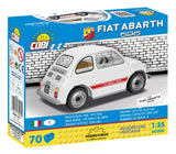 1965 Fiat 500 Abarth 595 - Cobi-24524 - (Young Timer Collection) 70 brick car - BRICKTANKS