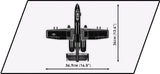 A10 Thunderbolt II - COBI 5837 - 626 Bricks - BRICKTANKS
