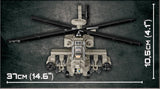 AH-64 Apache - COBI 5808 - 510 brick attack helicopter - BRICKTANKS