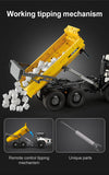 Articulated Goliath Dump Truck RC - CADA C61054W - 3067 Bricks - BRICKTANKS
