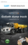 Articulated Goliath Dump Truck RC - CADA C61054W - 3067 Bricks - BRICKTANKS