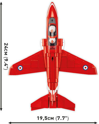 BAe Hawk T1 Red Arrows brick plane model - COBI 5844 - 389 bricks Planes Cobi 