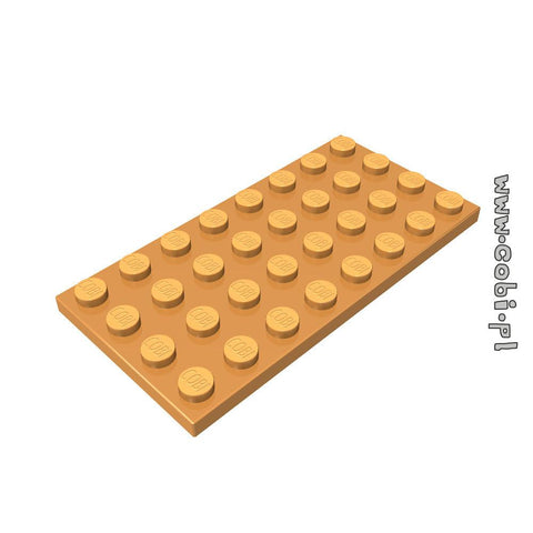 Baseplate 4x8 1/3 - Light brown - BRICKTANKS