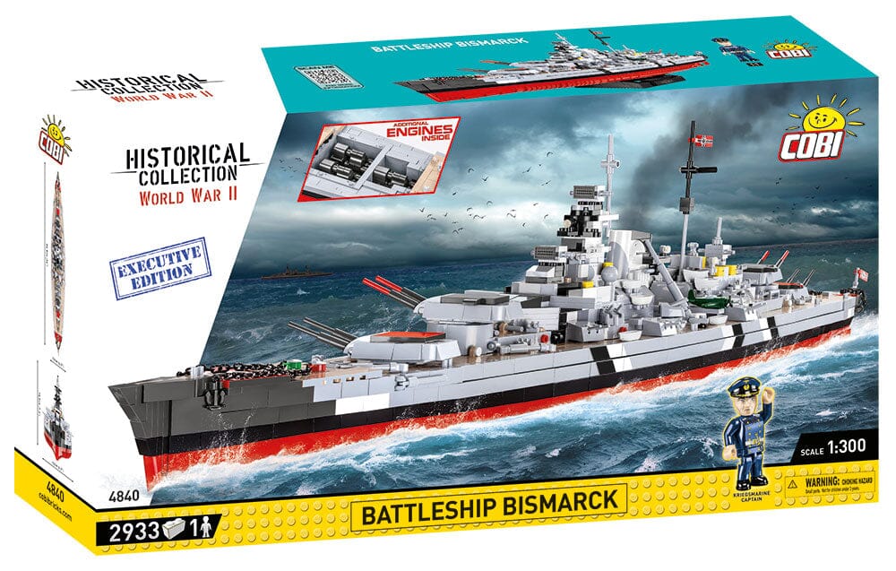 Battleship Bismarck Edition brick model - COBI 4840 - 2933 B - BRICKTANKS