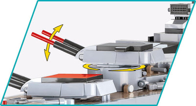 Battleship Bismarck Executive Edition - COBI 4840 - 2933 Bricks - BRICKTANKS