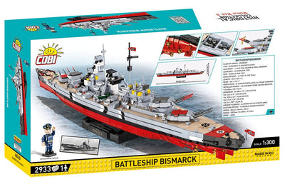 Battleship Bismarck Executive Edition - COBI 4840 - 2933 Bricks - BRICKTANKS