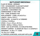 Battleship Gneisenau - COBI 4835 - 2417 Bricks - BRICKTANKS