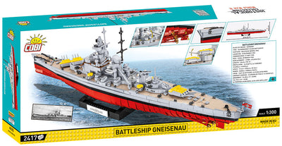 Battleship Gneisenau - COBI 4835 - 2417 Bricks - BRICKTANKS