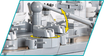 Battleship Gneisenau - COBI 4835 - 2417 Bricks - BRICKTANKS