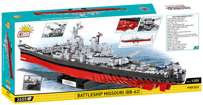 Battleship Missouri - COBI 4837 - 2640 Bricks - BRICKTANKS