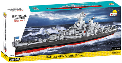 Battleship Missouri - COBI 4837 - 2640 Bricks - BRICKTANKS