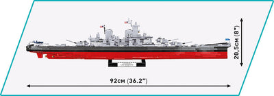 Battleship Missouri - COBI 4837 - 2640 Bricks - BRICKTANKS