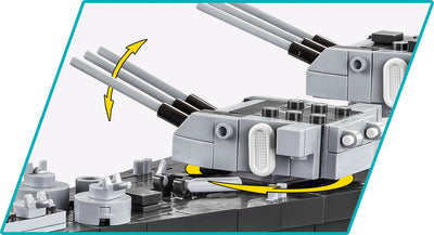 Battleship Missouri - COBI 4837 - 2640 Bricks - BRICKTANKS