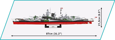 Battleship Tirpitz - COBI 4839 - 2910 Bricks - BRICKTANKS