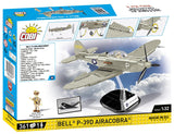 Bell P-39D Airacobra plane brick model - COBI 5746- 361 brick Planes Cobi 