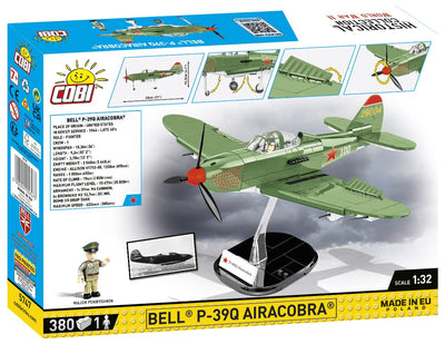Bell P-39Q Airacobra plane brick model - COBI 5747- 380 brick Planes Cobi 