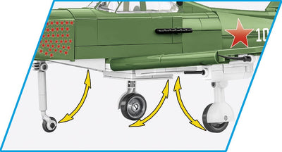 Bell P-39Q Airacobra plane brick model - COBI 5747- 380 brick Planes Cobi 