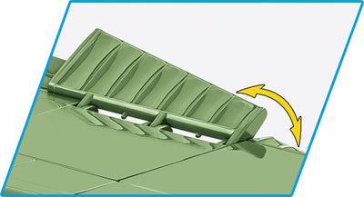 Bell P-39Q Airacobra plane brick model - COBI 5747- 380 brick Planes Cobi 