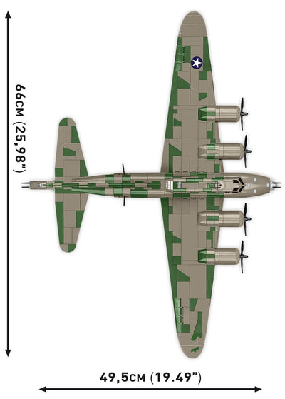 Boeing B17 "Flying Fortress" "Memphis Belle" - COBI 5749 - 1376 brick aircraft Planes Cobi 