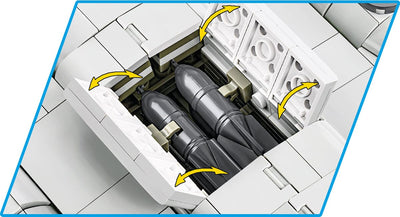 Boeing B17 "Flying Fortress" "Memphis Belle" - COBI 5749 - 1376 brick aircraft Planes Cobi 