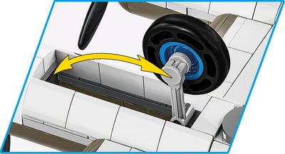 Boeing B17 "Flying Fortress" "Memphis Belle" - COBI 5749 - 1376 brick aircraft Planes Cobi 
