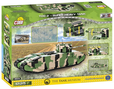 British Tog II Super Heavy Tank- COBI 2544 - 1230 brick tank - BRICKTANKS