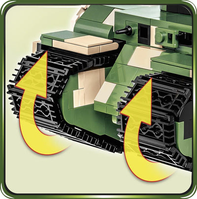 British Tog II Super Heavy Tank- COBI 2544 - 1230 brick tank - BRICKTANKS