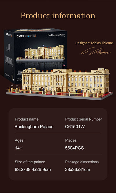 Buckingham Palace - CADA C61501W - 5604 Bricks - BRICKTANKS