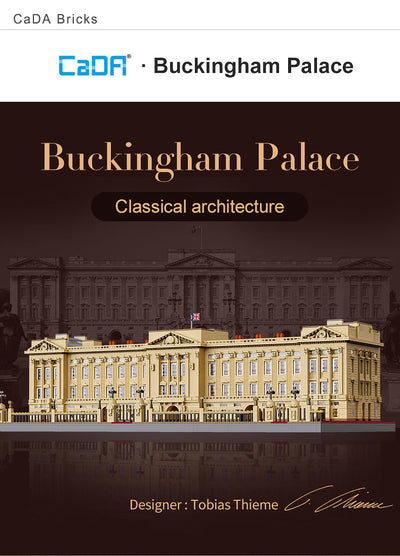 Buckingham Palace - CADA C61501W - 5604 Bricks - BRICKTANKS