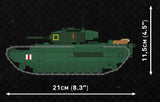Churchill MK.III Tank - Company of Heroes 3 - COBI 3046 - 640 Bricks - BRICKTANKS